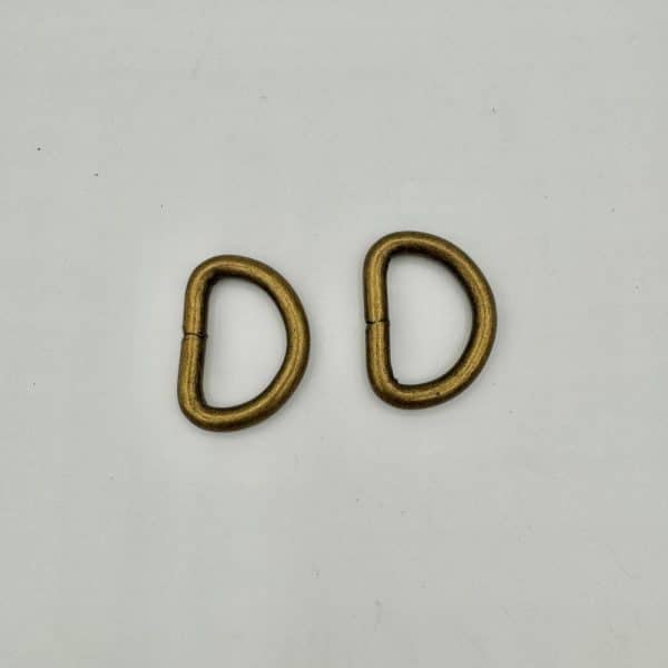 טבעות עבות D אומגה מברזל מולחם, ברוניט