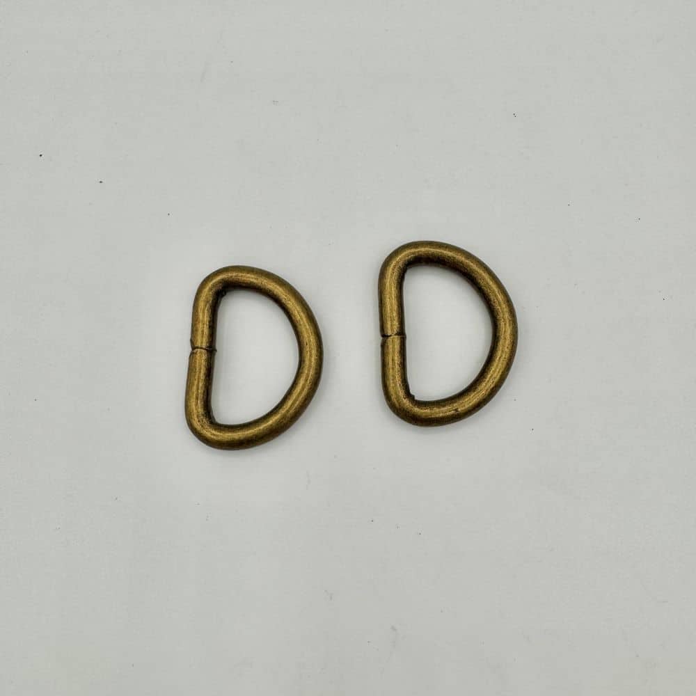 טבעות עבות D אומגה מברזל מולחם, ברוניט