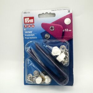 קיט תיקתקים פליז 12 מ"מ לחיבור ידני (ללא שטנץ ומכונה) במגוון צבעים