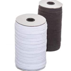 גליל גומי קליעה שחור/לבן 6613